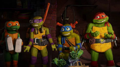 Teenage Mutant Ninja Turtles: Mutant Mayhem é um mundo colorido de diversão mutante!